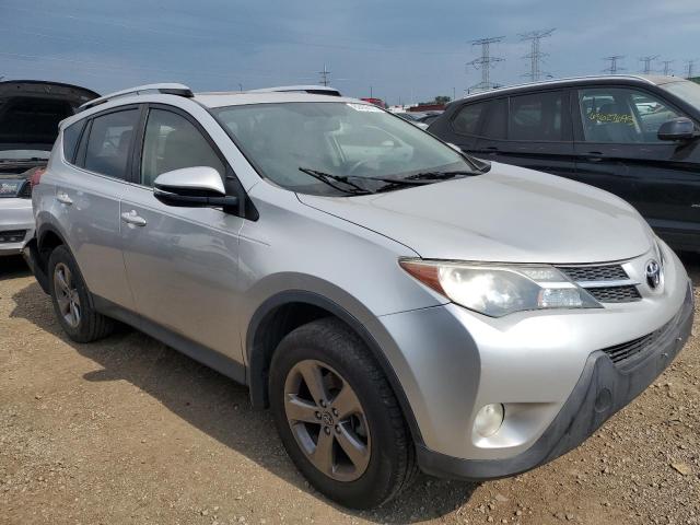 JTMWFREVXFD073007 - 2015 TOYOTA RAV4 XLE SILVER photo 4
