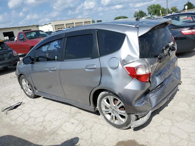 JHMGE8H43AS007955 - 2010 HONDA FIT SPORT SILVER photo 2