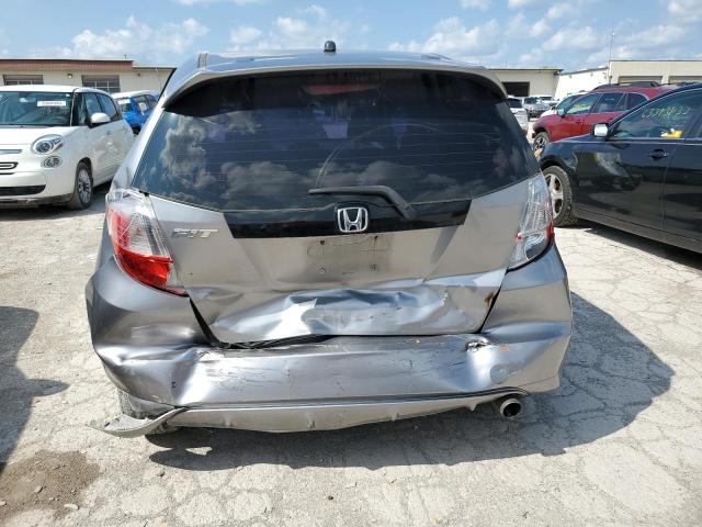 JHMGE8H43AS007955 - 2010 HONDA FIT SPORT SILVER photo 6