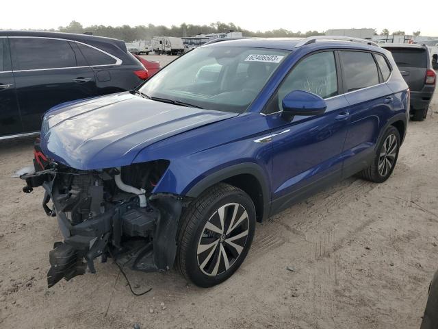 3VVNX7B23PM321550 - 2023 VOLKSWAGEN TAOS SE BLUE photo 1