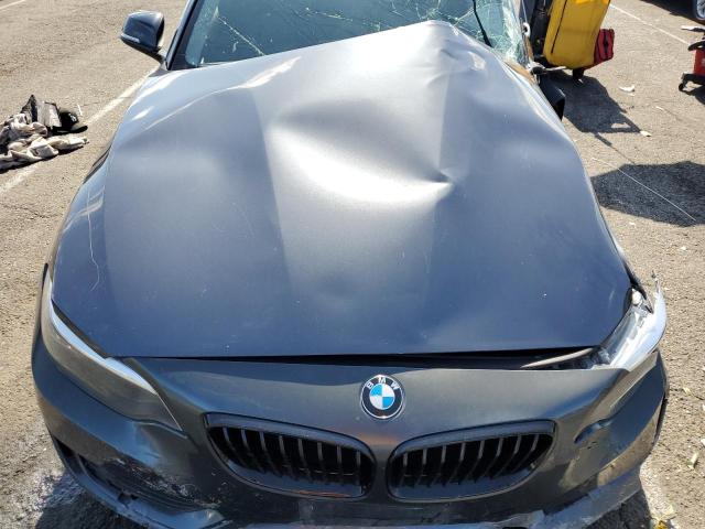 WBA1F5C53FV257315 - 2015 BMW 228 I GRAY photo 11