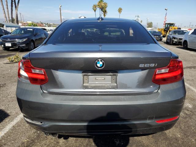 WBA1F5C53FV257315 - 2015 BMW 228 I GRAY photo 6