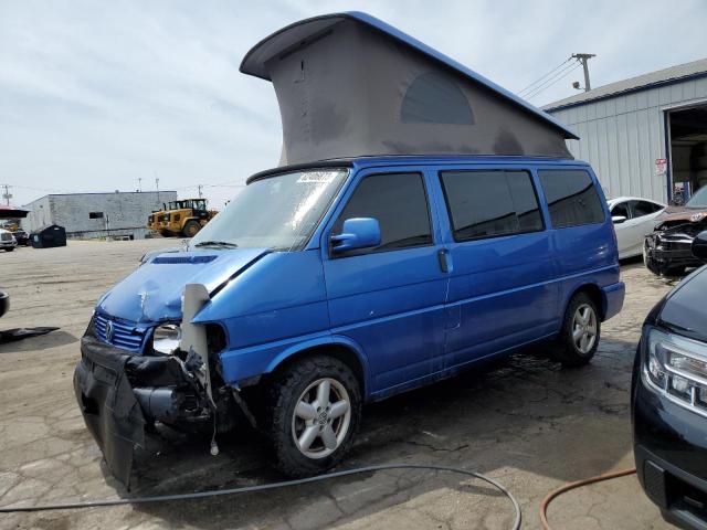 WV2NB47031H109277 - 2001 VOLKSWAGEN EUROVAN MV BLUE photo 1