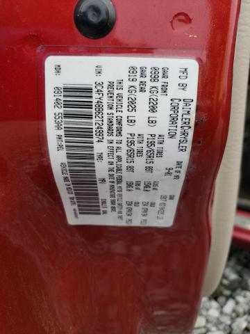 3C4FY48B62T249974 - 2002 CHRYSLER PT CRUISER CLASSIC 勃艮第红 照片 12