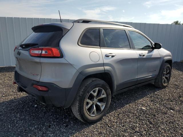 1C4PJMBS5GW335831 - 2016 JEEP CHEROKEE TRAILHAWK SILVER photo 3