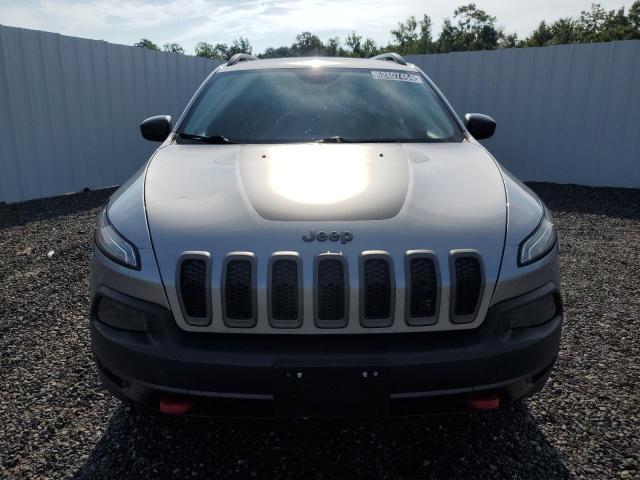 1C4PJMBS5GW335831 - 2016 JEEP CHEROKEE TRAILHAWK SILVER photo 5