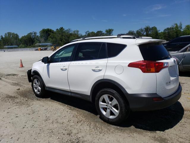 2T3WFREV6EW079940 - 2014 TOYOTA RAV4 XLE WHITE photo 2