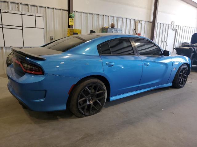 2C3CDXGJ2KH588737 - 2019 DODGE CHARGER SCAT PACK BLUE photo 3