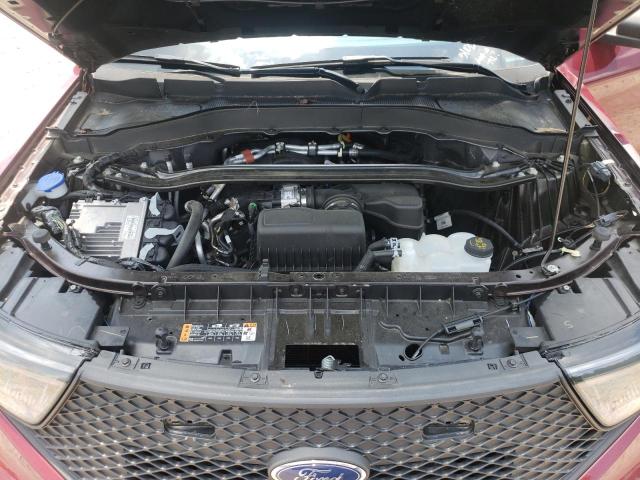 1FM5K8AB2PGA63662 - 2023 FORD EXPLORER POLICE INTERCEPTOR 红色 照片 12
