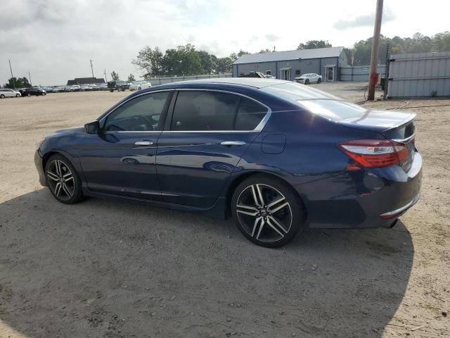 1HGCR2F5XGA142461 - 2016 HONDA ACCORD SPORT BLUE photo 2