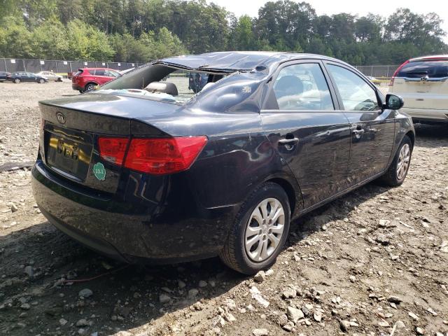 KNAFT4A28A5866989 - 2010 KIA FORTE LX BLACK photo 3