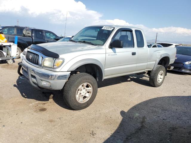 5TEWN72N11Z834566 - 2001 TOYOTA TACOMA XTRACAB SILVER photo 1