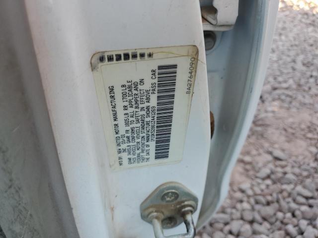 1Y1SK52861Z441269 - 2001 CHEVROLET GEO PRIZM BASE WHITE photo 12