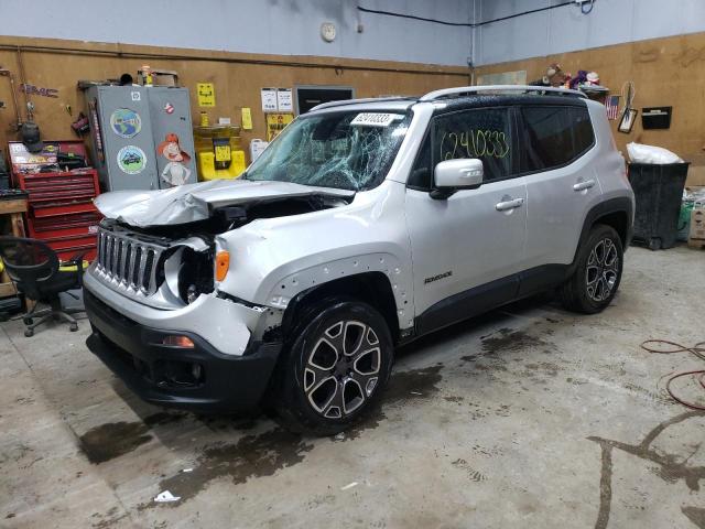 ZACCJBDT1FPC45144 - 2015 JEEP RENEGADE LIMITED SILVER photo 1