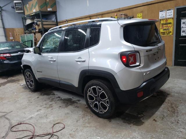 ZACCJBDT1FPC45144 - 2015 JEEP RENEGADE LIMITED SILVER photo 2