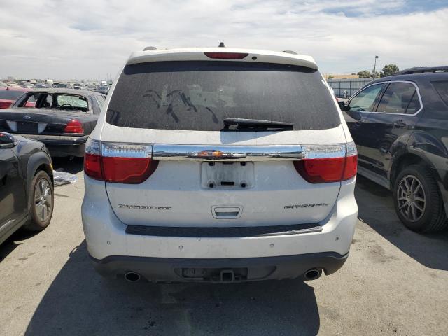 1C4SDHET1CC252129 - 2012 DODGE DURANGO CITADEL WHITE photo 6