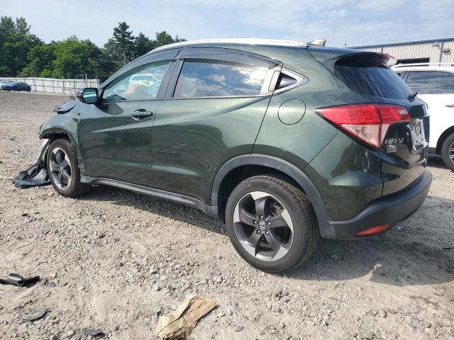 3CZRU6H74JM701875 - 2018 HONDA HR-V EXL GREEN photo 2