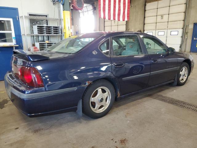 2G1WH55K319137699 - 2001 CHEVROLET IMPALA LS BLUE photo 3