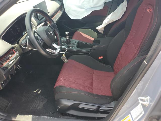 2HGFE1E50NH472113 - 2022 HONDA CIVIC SI GRAY photo 7