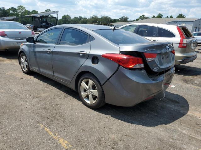 5NPDH4AEXDH445088 - 2013 HYUNDAI ELANTRA GLS GRAY photo 2