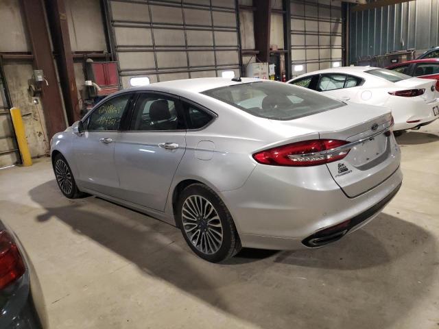 3FA6P0H99JR186587 - 2018 FORD FUSION SE SILVER photo 2