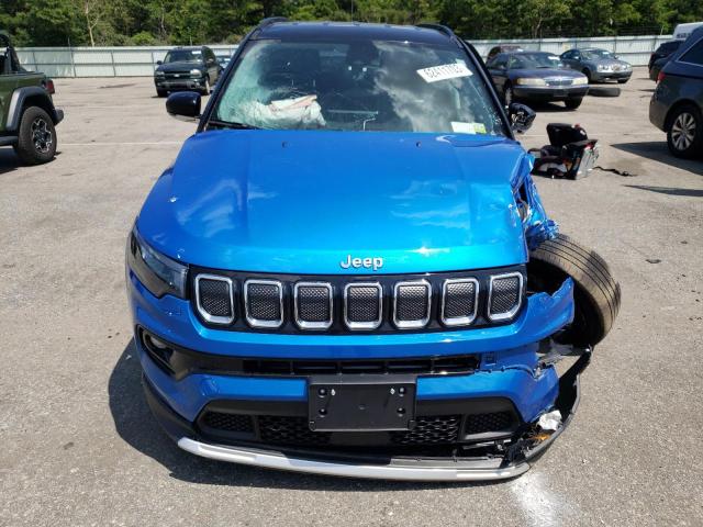 3C4NJDCB1NT178338 - 2022 JEEP COMPASS LIMITED BLUE photo 5