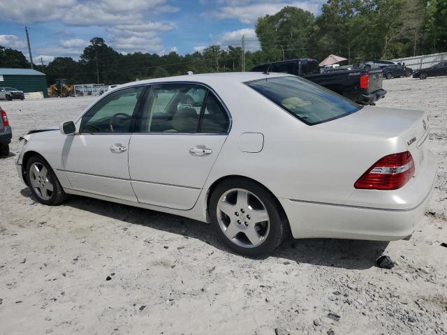 JTHBN36F455028027 - 2005 LEXUS LS 430 WHITE photo 2