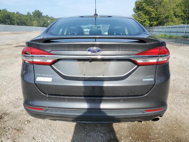 3FA6P0HD1HR271437 - 2017 FORD FUSION SE GRAY photo 6