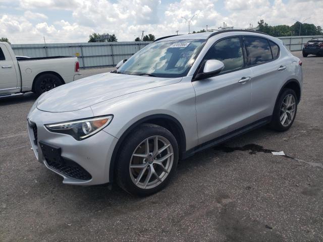 ZASFAKNN3J7B83028 - 2018 ALFA ROMEO STELVIO TI SPORT SILVER photo 1