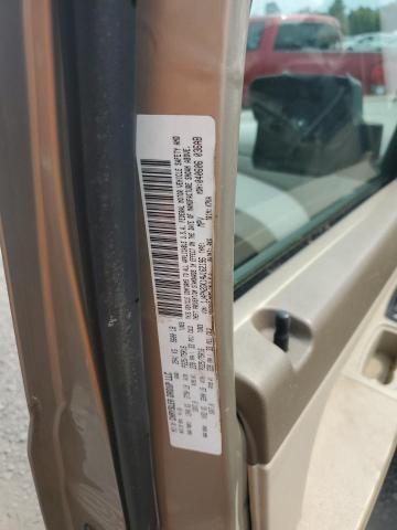 1J4PN2GK1AW162196 - 2010 JEEP LIBERTY SPORT TAN photo 12