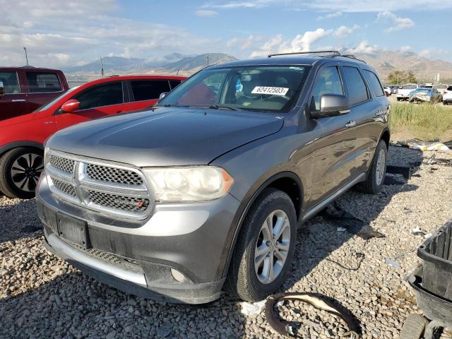 1C4RDJDG8DC611360 - 2013 DODGE DURANGO CREW GRAY photo 1