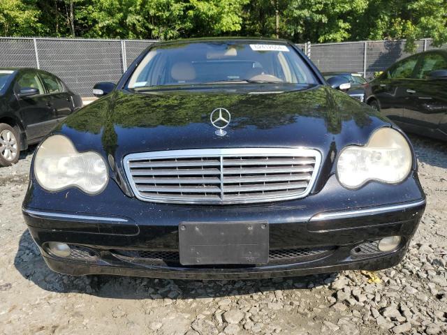 WDBRF61J32F164938 - 2002 MERCEDES-BENZ C 240 BLACK photo 5