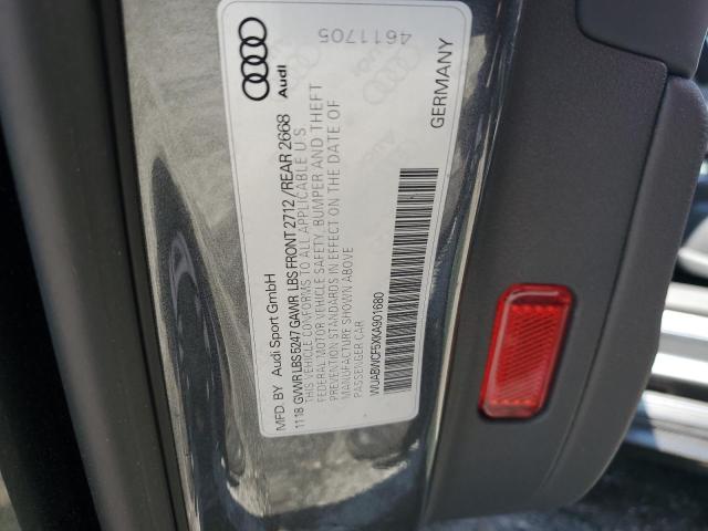 WUABWCF5XKA901680 - 2019 AUDI RS5 Черный фото 13