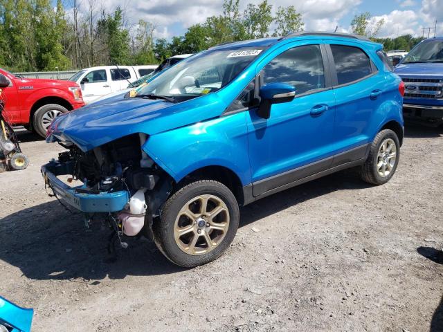 MAJ6P1UL3JC247471 - 2018 FORD ECOSPORT SE BLUE photo 1