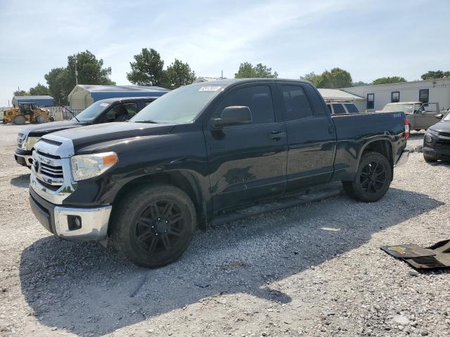 5TFUW5F15HX659143 - 2017 TOYOTA TUNDRA DOUBLE CAB SR/SR5 BLACK photo 1