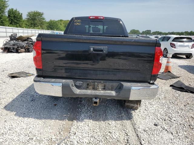 5TFUW5F15HX659143 - 2017 TOYOTA TUNDRA DOUBLE CAB SR/SR5 BLACK photo 6