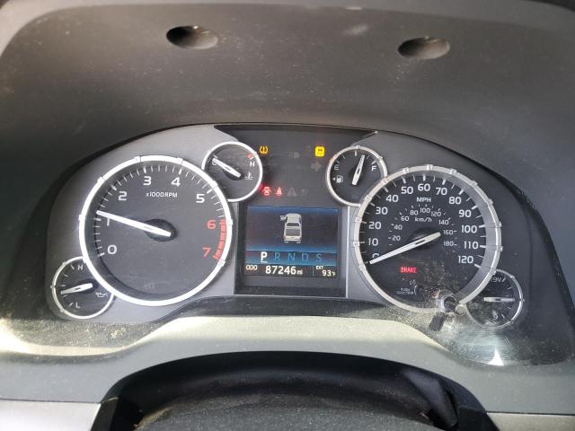 5TFUW5F15HX659143 - 2017 TOYOTA TUNDRA DOUBLE CAB SR/SR5 BLACK photo 9