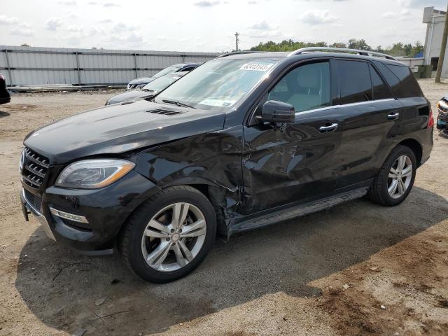 4JGDA5HB6EA292753 - 2014 MERCEDES-BENZ ML 350 4MATIC BLACK photo 1