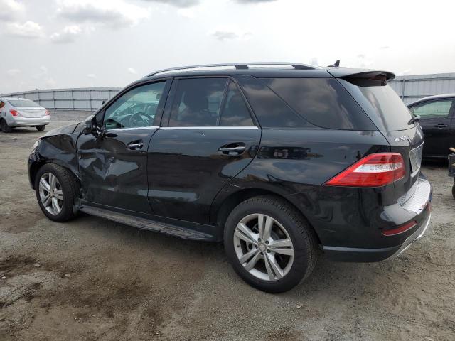 4JGDA5HB6EA292753 - 2014 MERCEDES-BENZ ML 350 4MATIC BLACK photo 2
