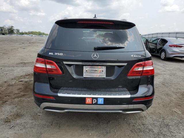 4JGDA5HB6EA292753 - 2014 MERCEDES-BENZ ML 350 4MATIC BLACK photo 6