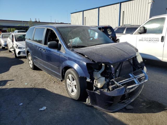 2C4RDGBG4DR515707 - 2013 DODGE GRAND CARA SE BLUE photo 1