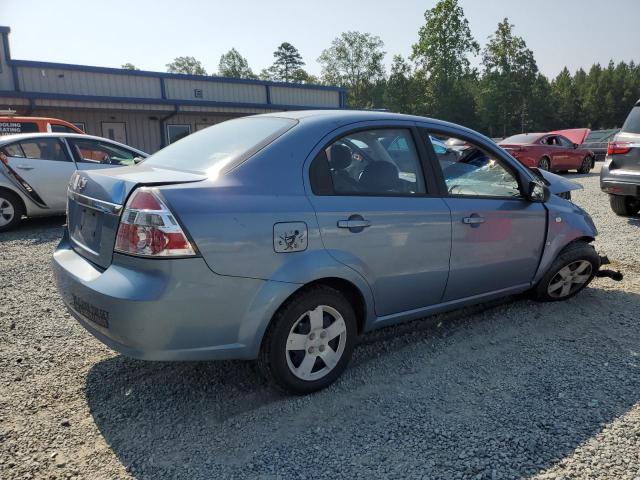 KL1TD56637B153410 - 2007 CHEVROLET AVEO BASE BLUE photo 3