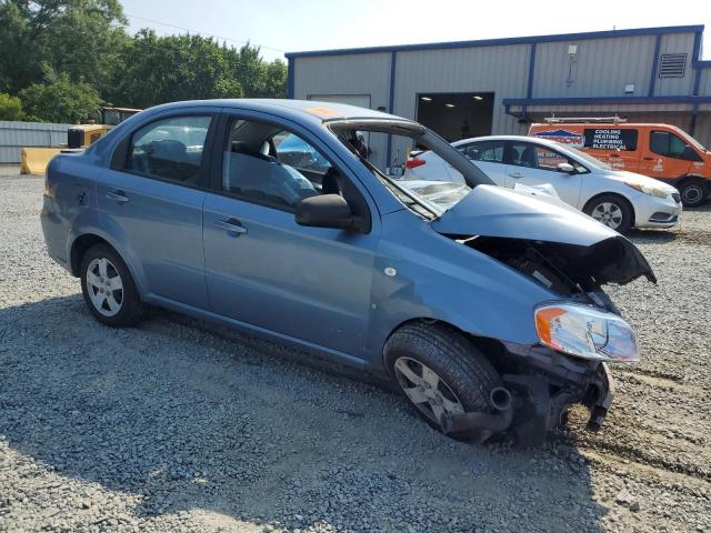 KL1TD56637B153410 - 2007 CHEVROLET AVEO BASE BLUE photo 4