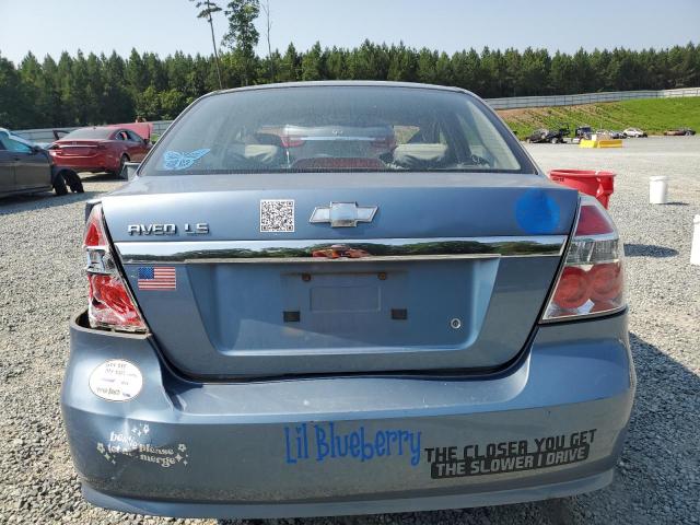 KL1TD56637B153410 - 2007 CHEVROLET AVEO BASE BLUE photo 6