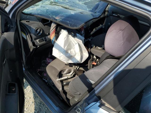 KL1TD56637B153410 - 2007 CHEVROLET AVEO BASE BLUE photo 8