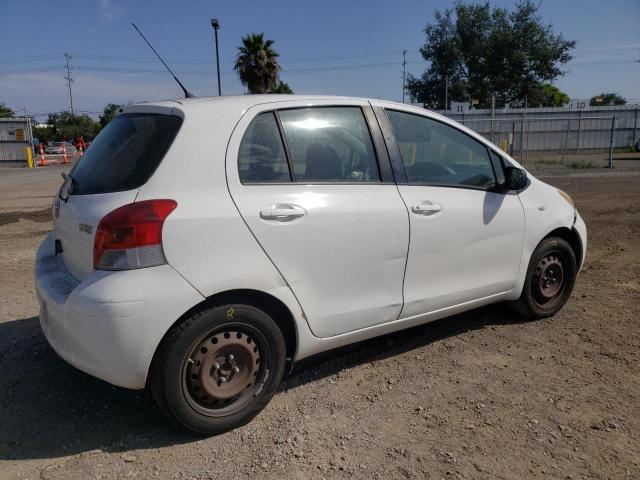 JTDKT4K37A5287565 - 2010 TOYOTA YARIS WHITE photo 3