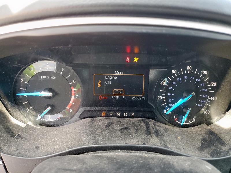 3FA6P0H75GR346021 - 2016 FORD FUSION SE BLUE photo 9