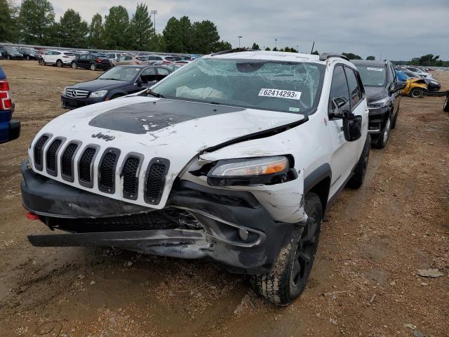1C4PJMBX7JD604037 - 2018 JEEP CHEROKEE TRAILHAWK WHITE photo 1