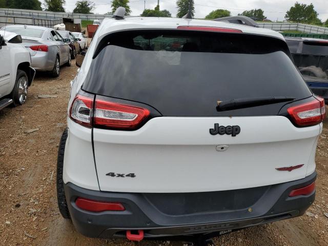 1C4PJMBX7JD604037 - 2018 JEEP CHEROKEE TRAILHAWK WHITE photo 6