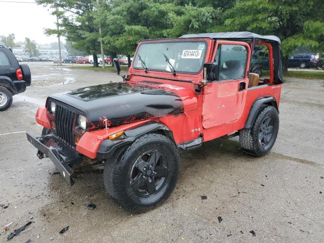 1J4FY19P8PP215288 - 1993 JEEP WRANGLER / S RED photo 1
